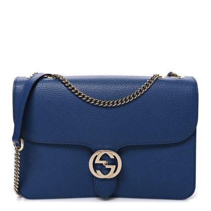 Gucci Dollar Calfskin Interlocking G Shoulder Bag Caspian 1 of 11