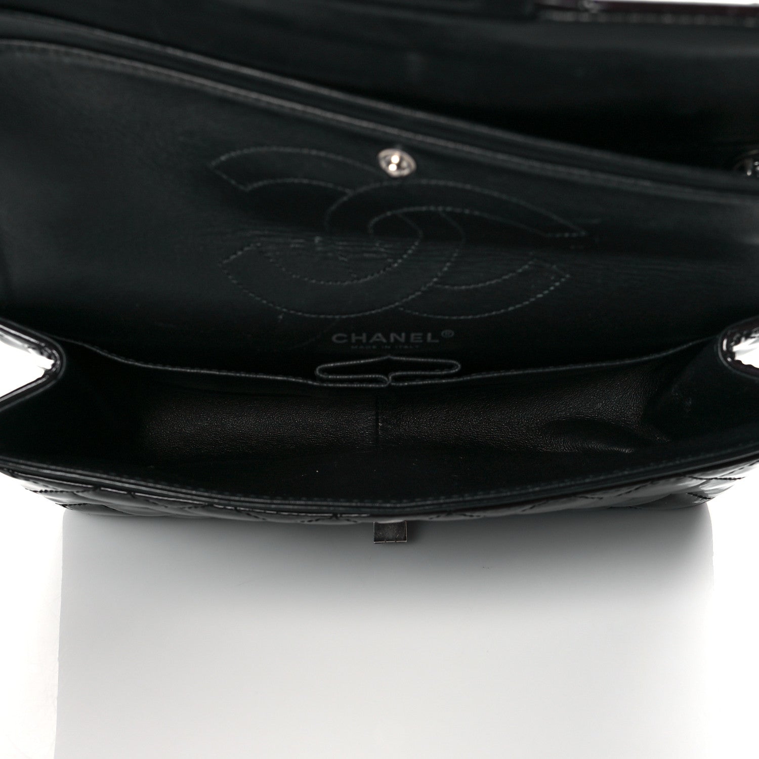Chanel Patent Quilted 2.55 Reissue 226 Flap Deep Purple 4 of 10