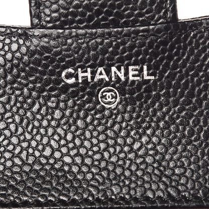 Chanel Caviar Quilted Compact Flap Wallet Black 6 of 9
