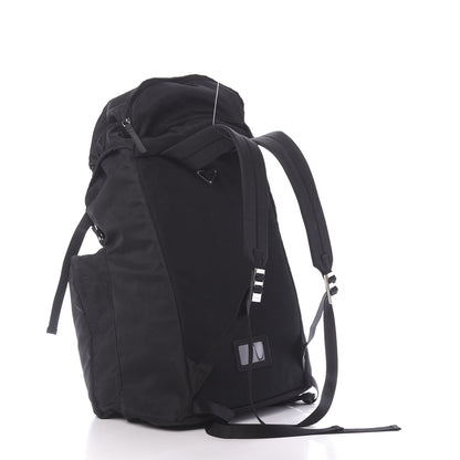 Prada Technical Nylon Double Buckle Backpack Black 2 of 10
