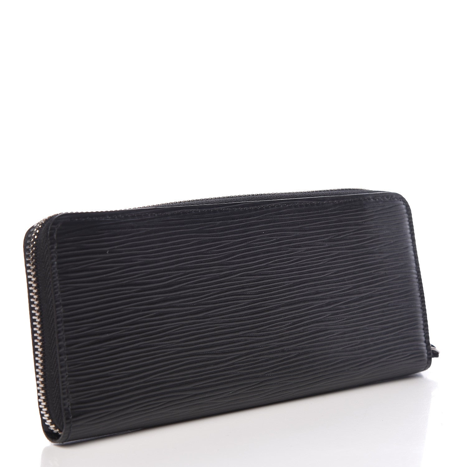 Louis Vuitton Epi Clemence Wallet Black 3 of 8