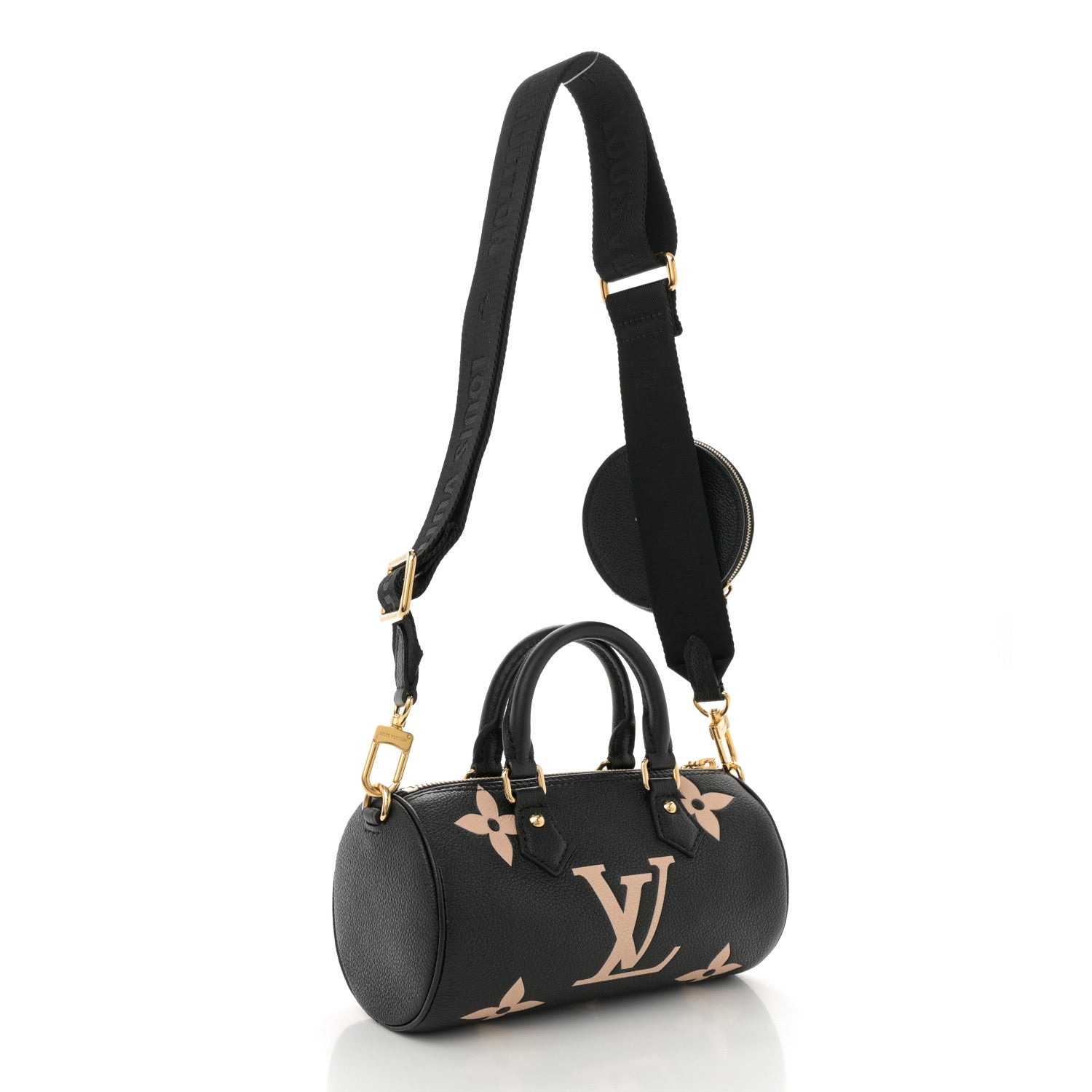 Louis Vuitton Empreinte Monogram Giant Papillon BB Black Beige 2 of 10