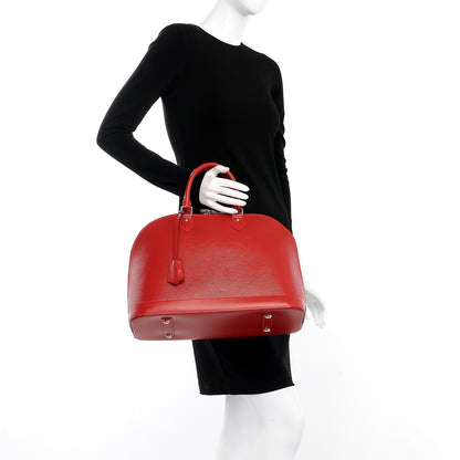 Louis Vuitton Epi Alma GM Carmine 2 of 6