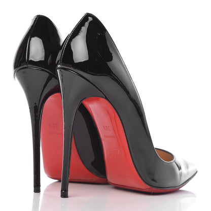 Christian Louboutin Patent So Kate 120 Pumps 38.5 Black 4 of 15
