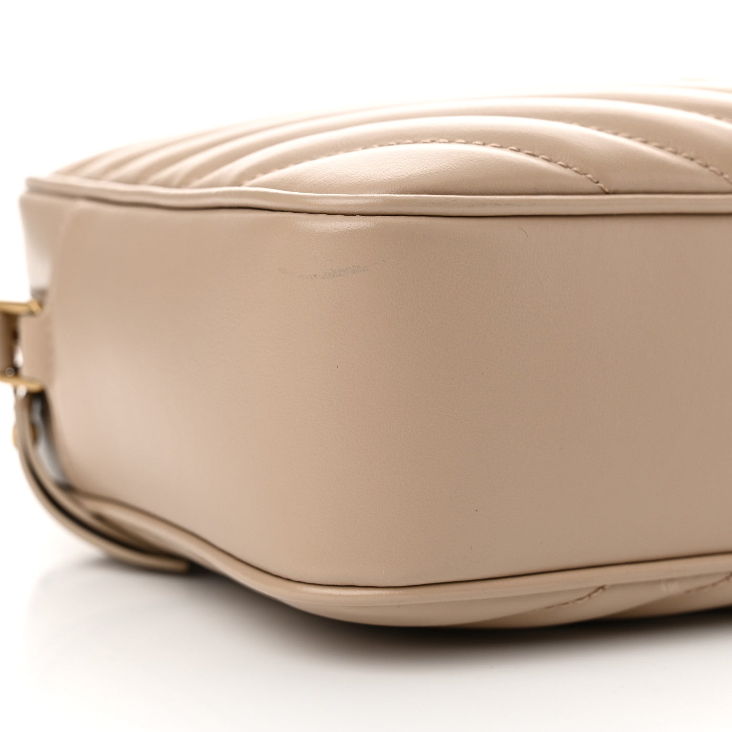 Saint Laurent Calfskin Matelasse Monogram Lou Camera Bag Dark Beige 9 of 11