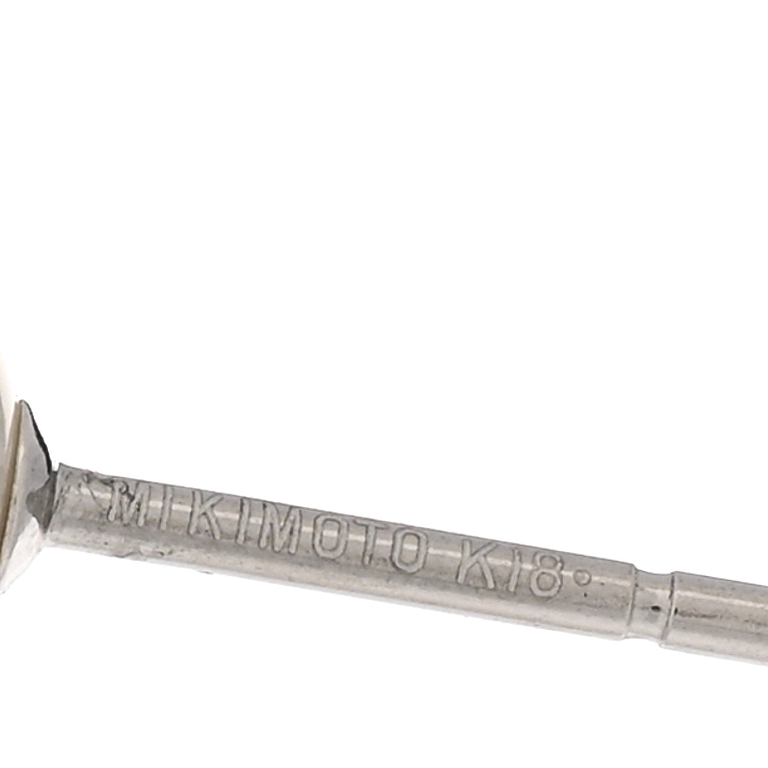 Mikimoto 18K White Gold 6-6.5mm Akoya Pearl Stud Earrings 4 of 5