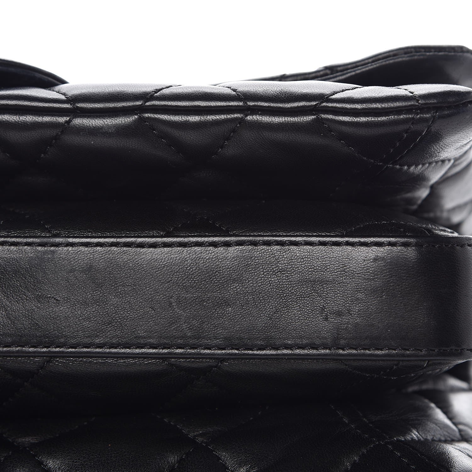 Chanel Lambskin Quilted 3 Accordion Flap Bag Black 12 of 15