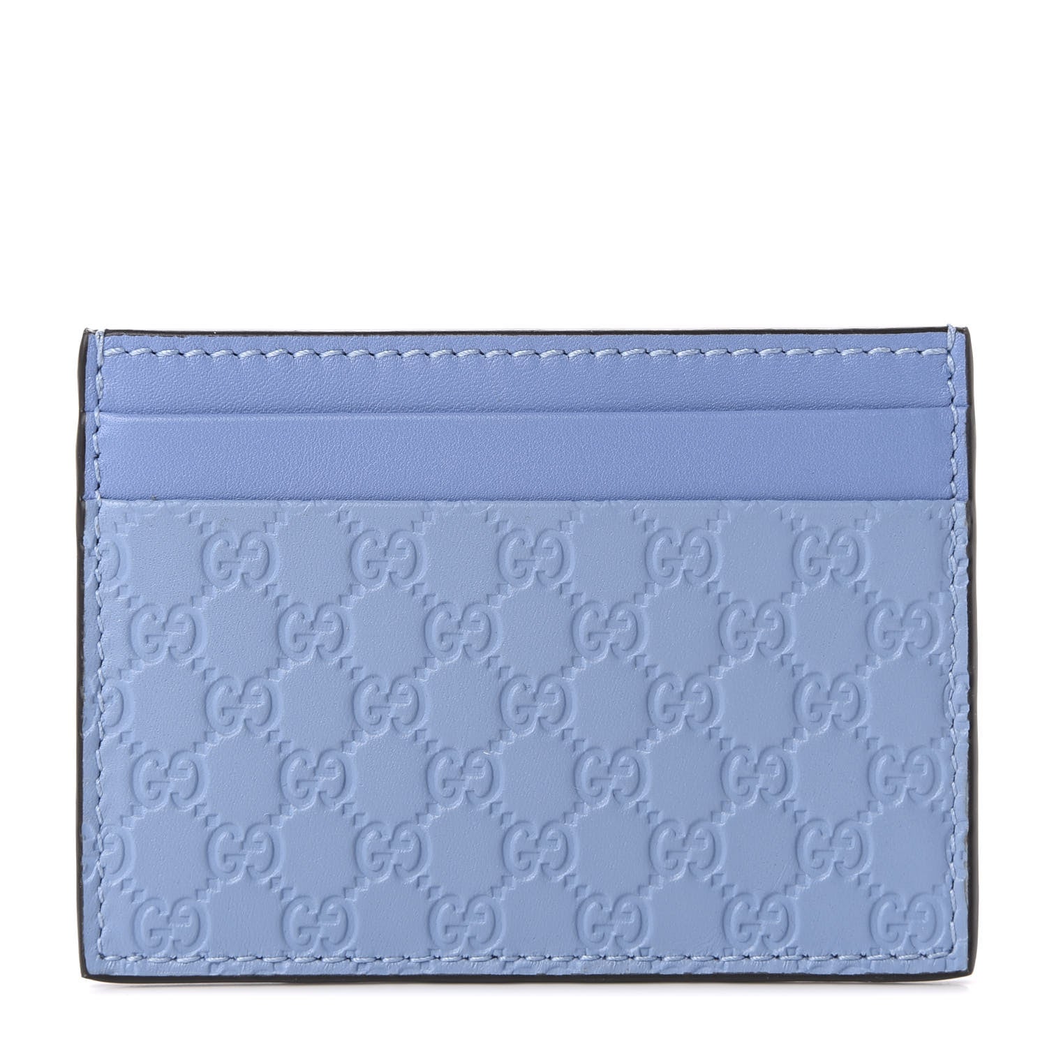 Gucci Microguccissima Card Holder Mineral Blue 1 of 6
