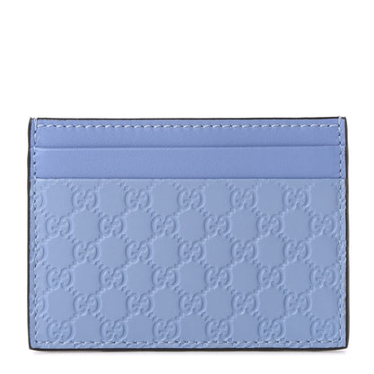 Gucci Microguccissima Card Holder Mineral Blue 1 of 6