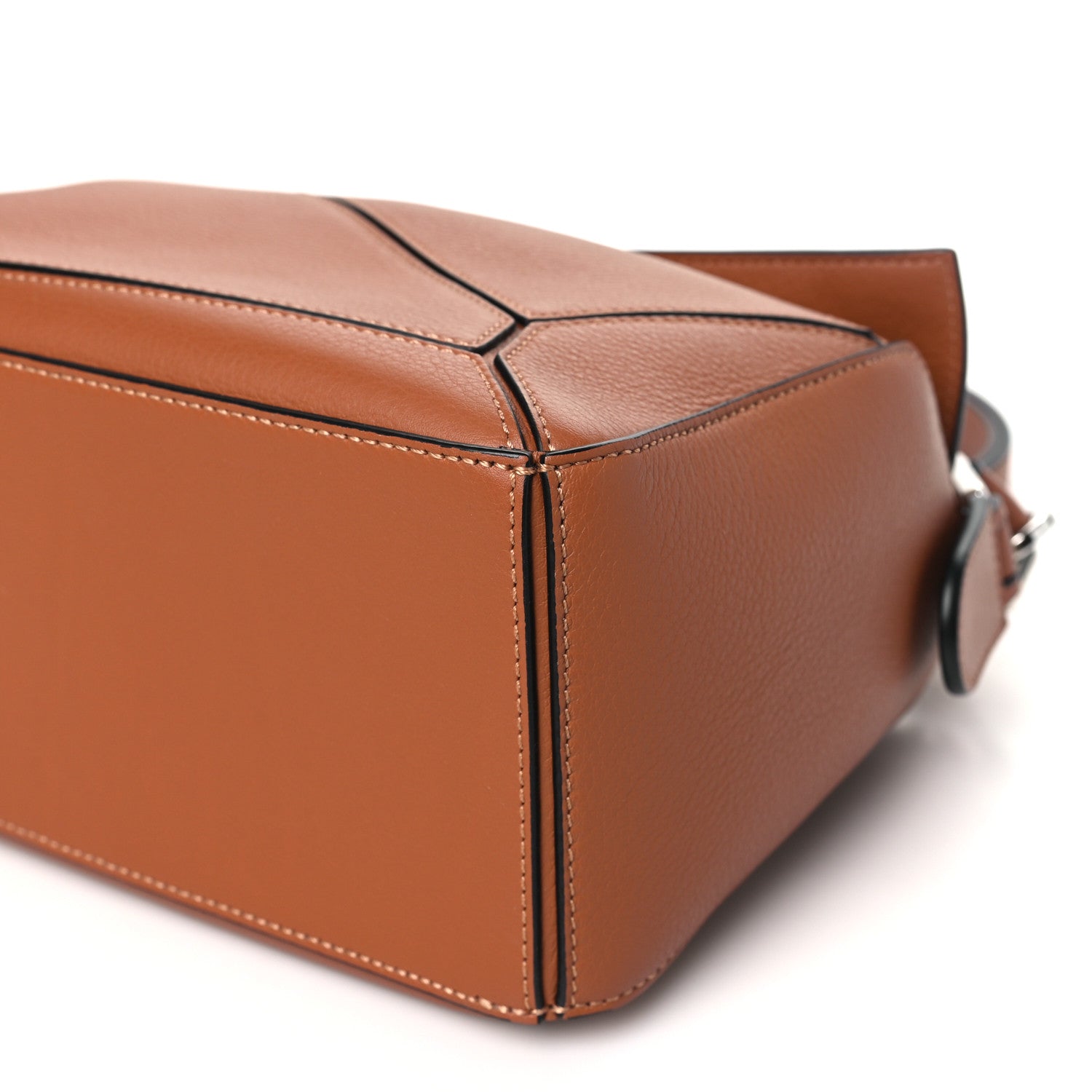 Loewe Calfskin Small Puzzle Bag Tan 9 of 9