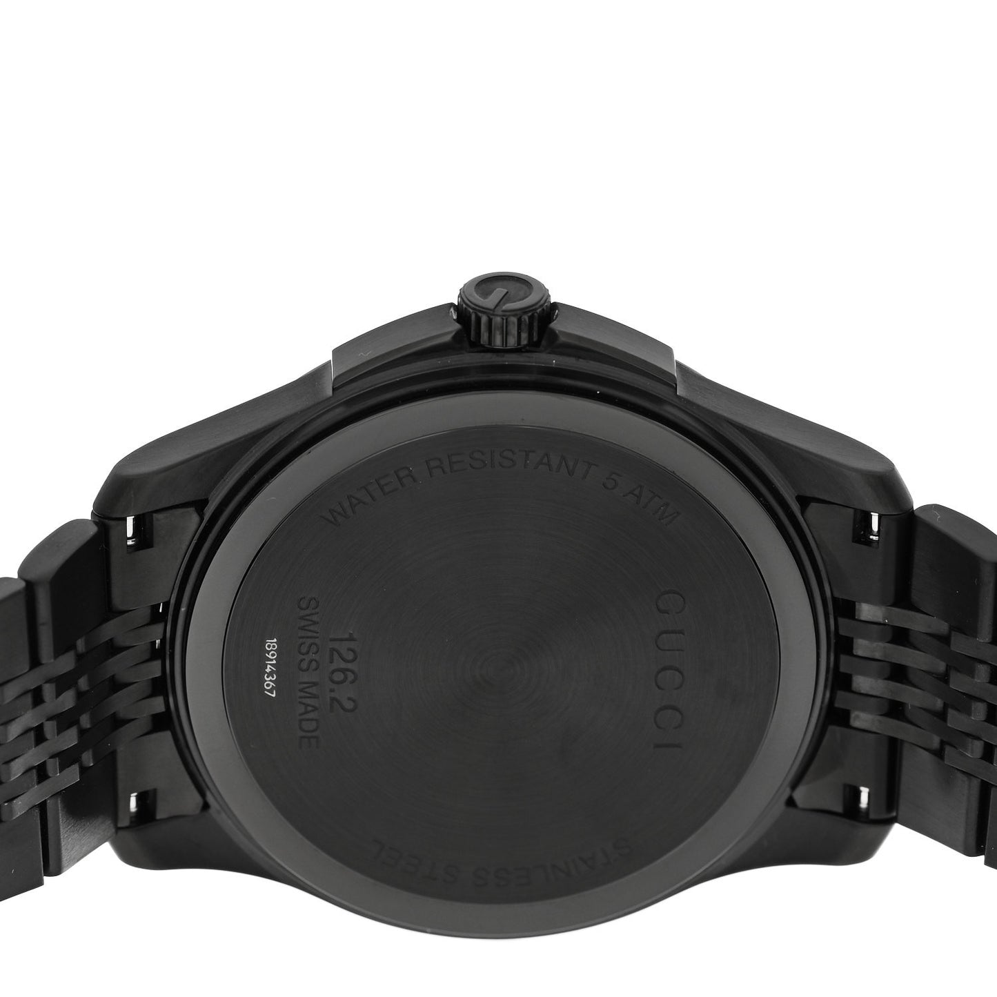 PVD Stainless Steel 44mm G-Timeless Quartz Watch Black