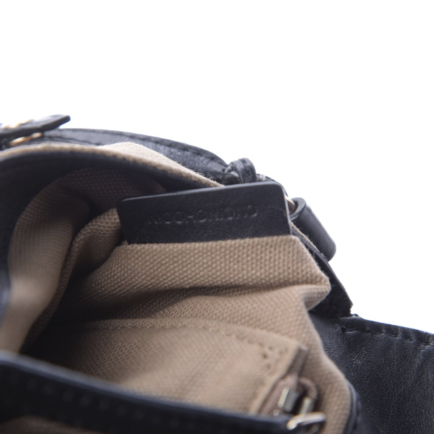 Canvas Mega Check Small Henham Crossbody Black