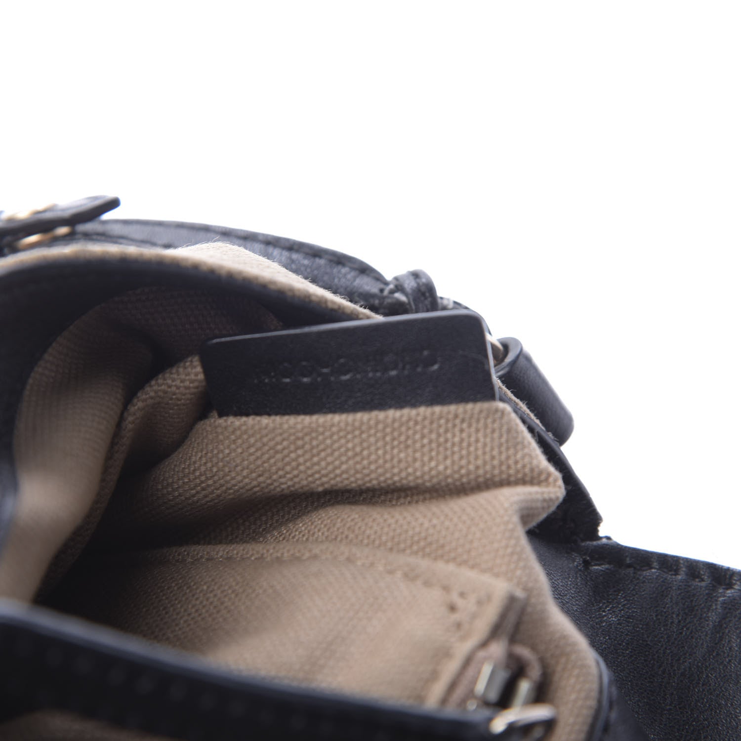 Burberry Canvas Mega Check Small Henham Crossbody Black 9 of 10