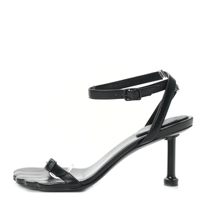 Balenciaga Soft Calfskin Fetish 80mm Sandals 36 Black 1 of 7
