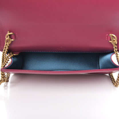 Gucci Velvet Matelasse Love Embroidered GG Marmont Mini Bag Light Raspberry Rose 5 of 10