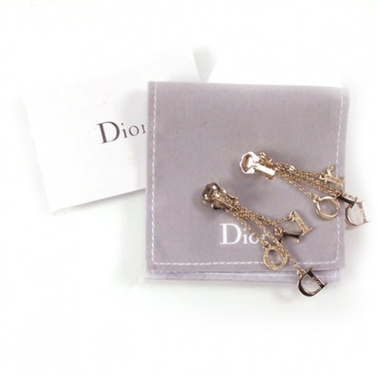 Christian Dior Gold Mini Flower Clip On Earrings 2 of 4
