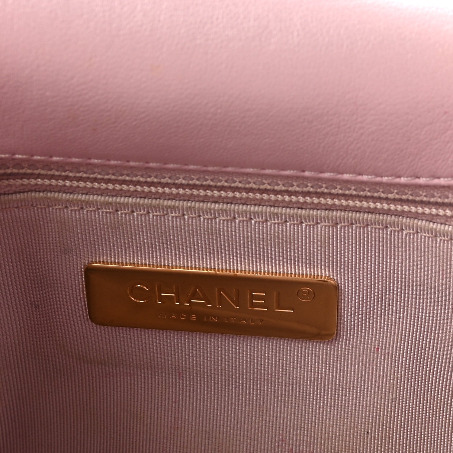 Chanel Lambskin Quilted Medium Chanel 19 Flap Light Pink 6 of 10