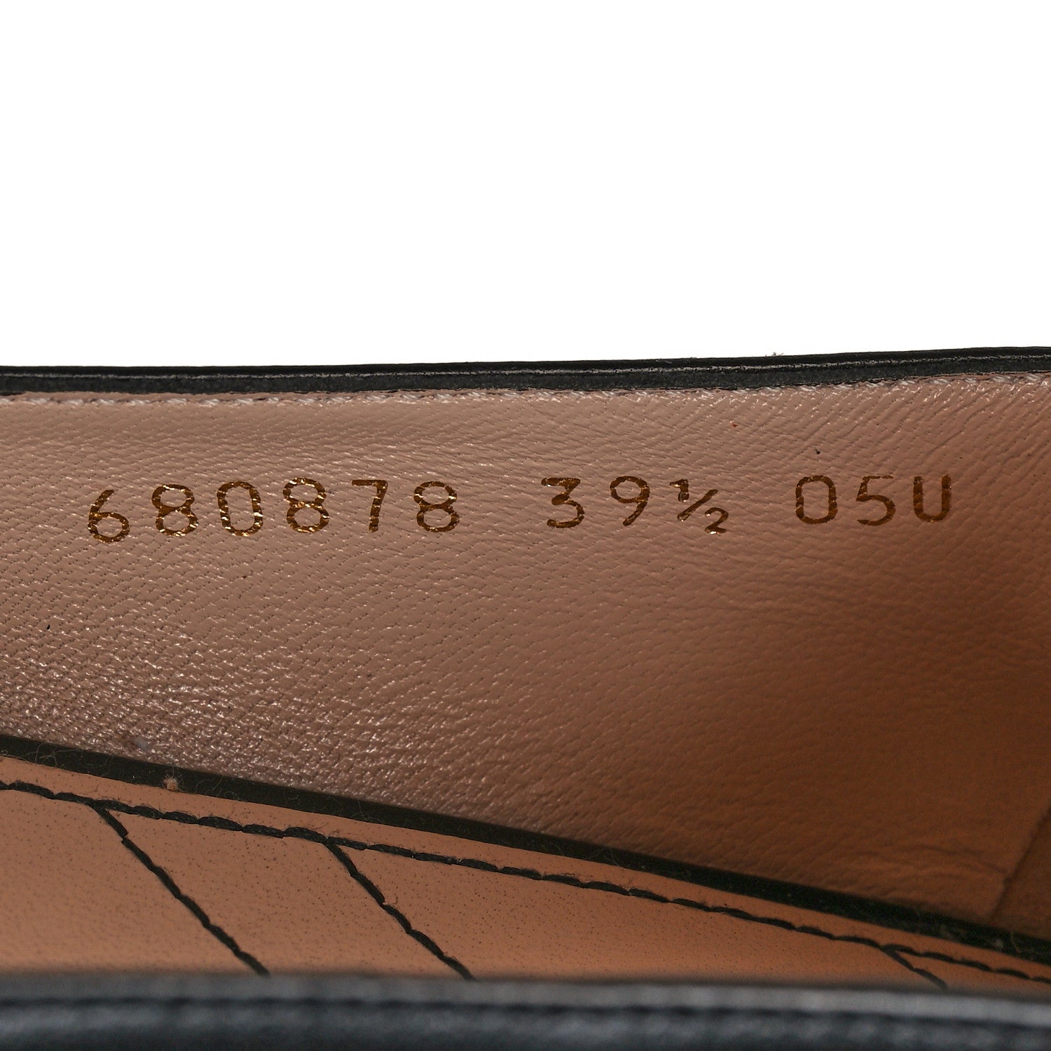 Gucci Nappa Matelasse Chevron Double G Ballet Flats 39.5 Black 8 of 8