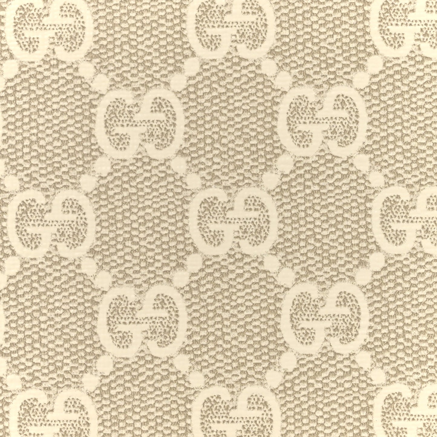 GG Supreme Monogram Textured Dollar Calfskin Small Ophidia Hobo Beige Mystic White Oatmeal