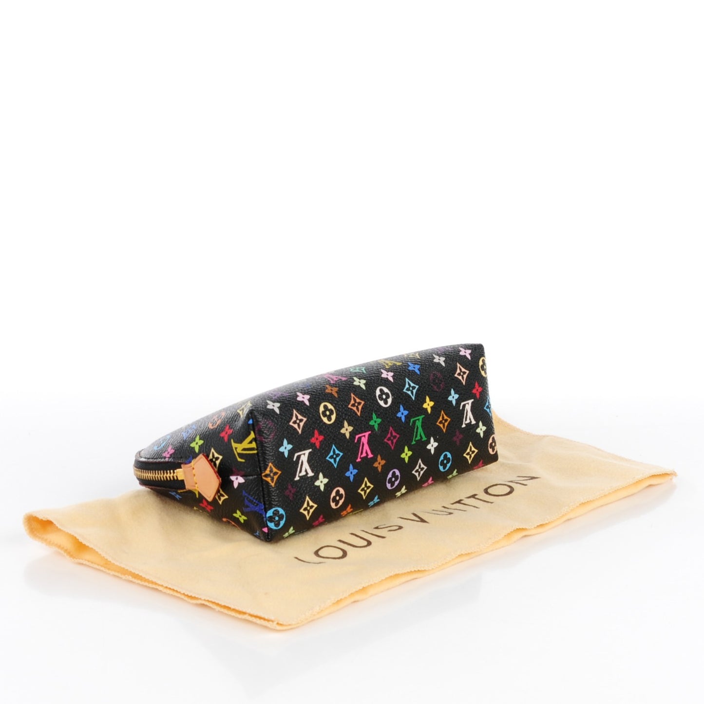 Monogram Multicolor Cosmetic Pouch Black Grenade