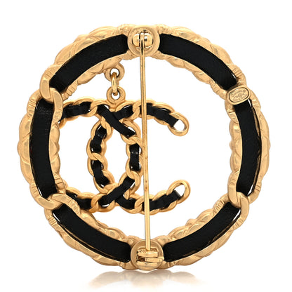 Chanel Glass Lambskin Cote D'Azur CC Brooch Gold Multicolor 3 of 4