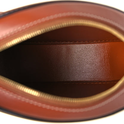 Celine Smooth Calfskin Cuir Small Triomphe Oval Crossbody Purse Tan 5 of 7