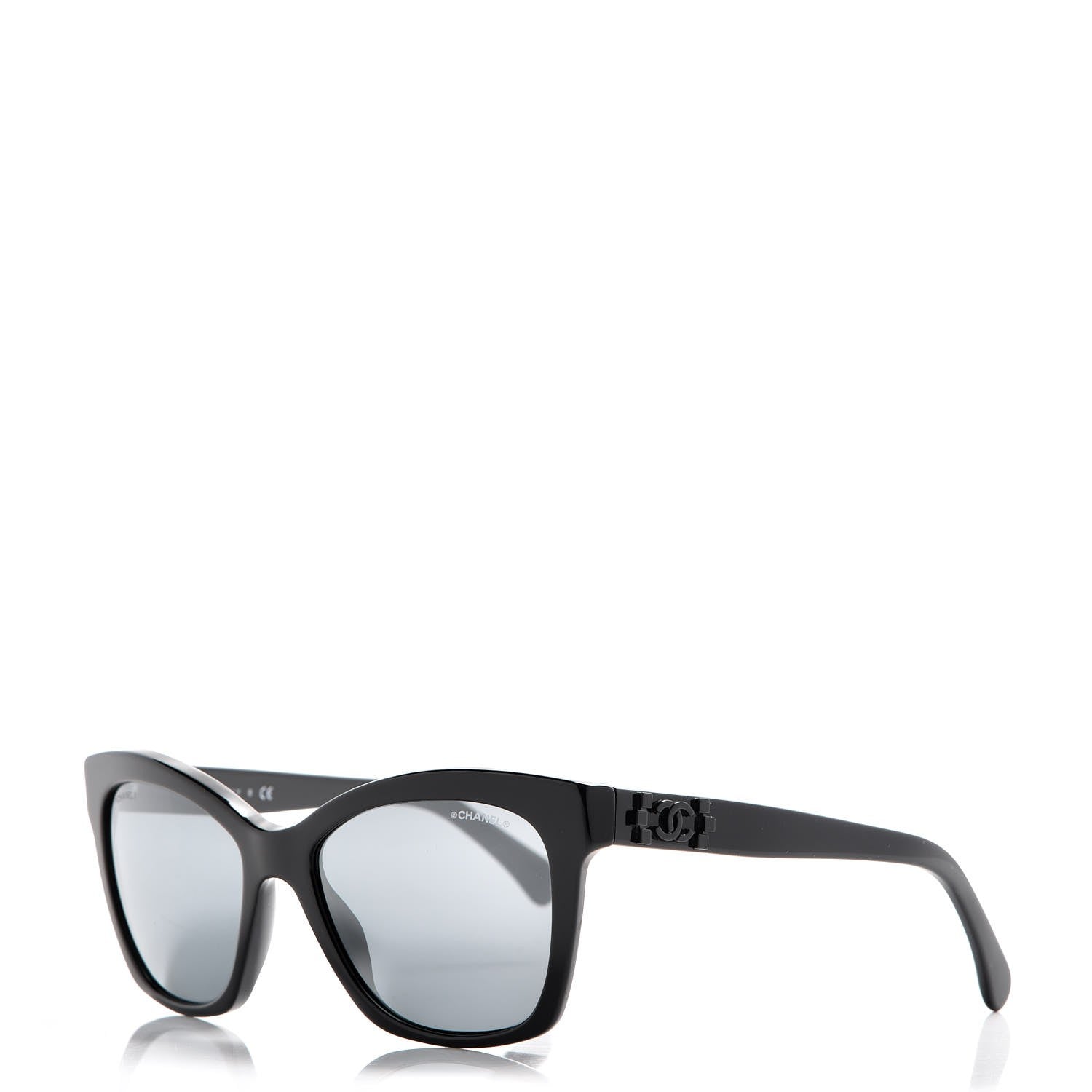 Chanel CC Butterfly Signature Sunglasses 5313 Black 1 of 8
