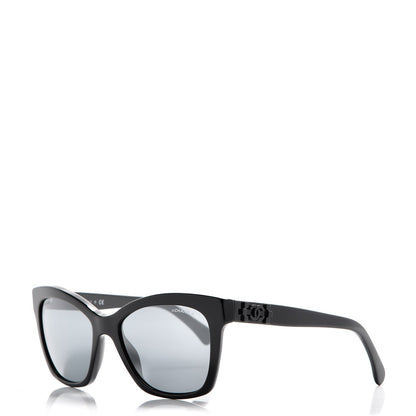 Chanel CC Butterfly Signature Sunglasses 5313 Black 1 of 8