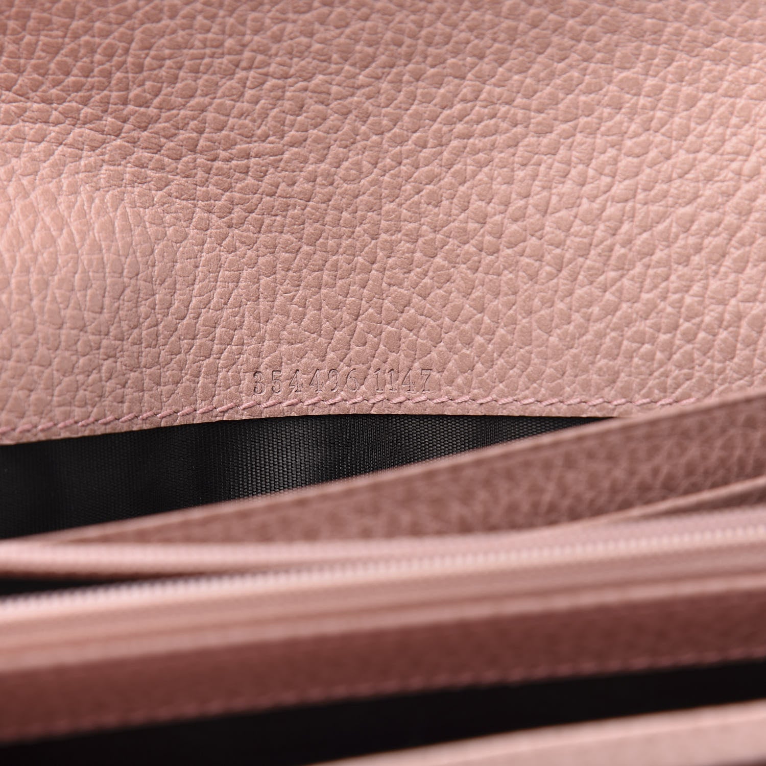 Gucci Dollar Calfskin Swing Continental Wallet Soft Pink 7 of 10
