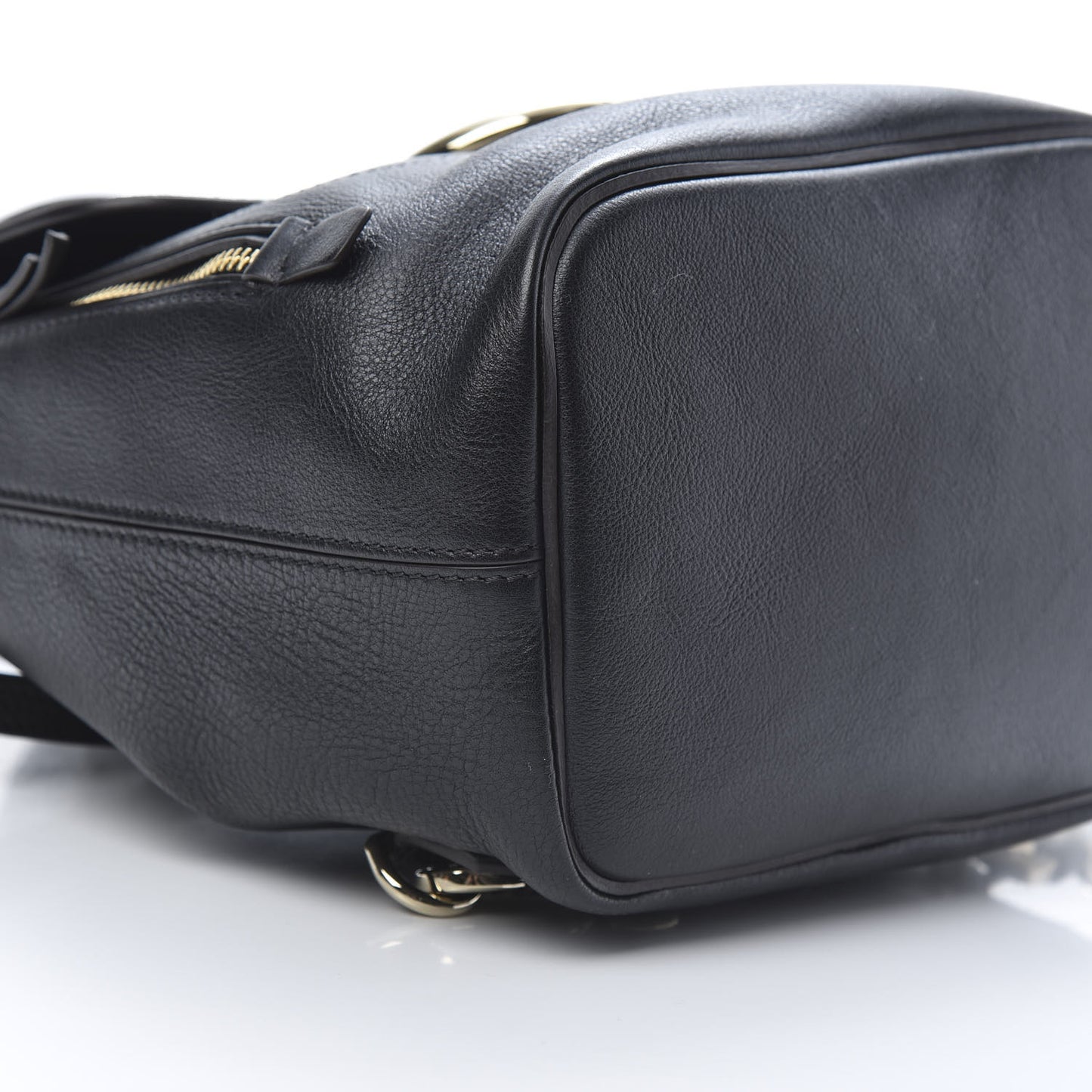 Suede Calfskin Medium Faye Backpack Black