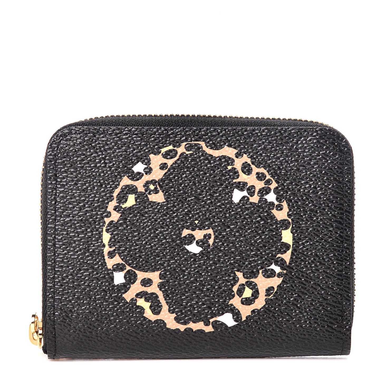 Monogram Giant Jungle Zippy Coin Purse Black