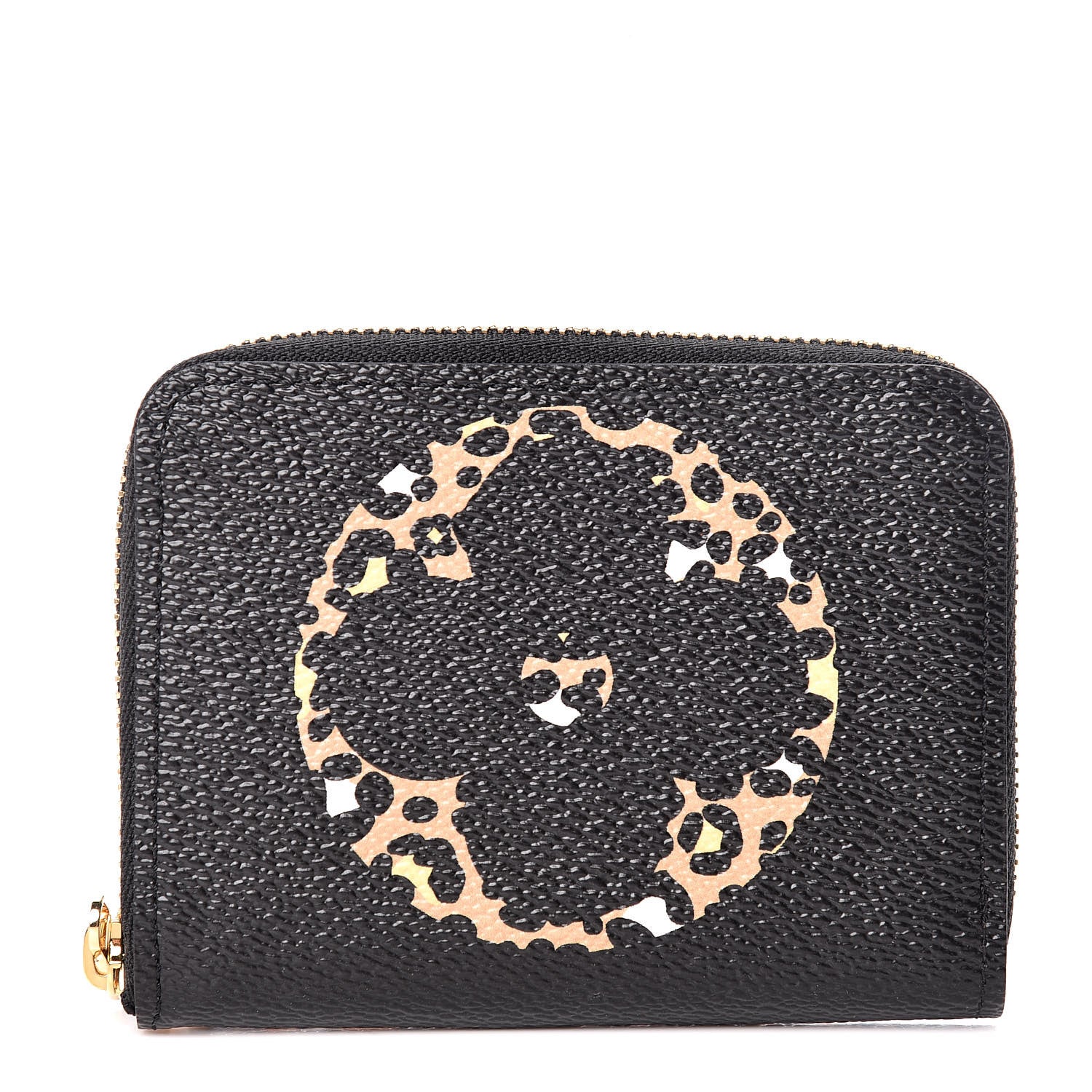 Louis Vuitton Monogram Giant Jungle Zippy Coin Purse Black 1 of 8