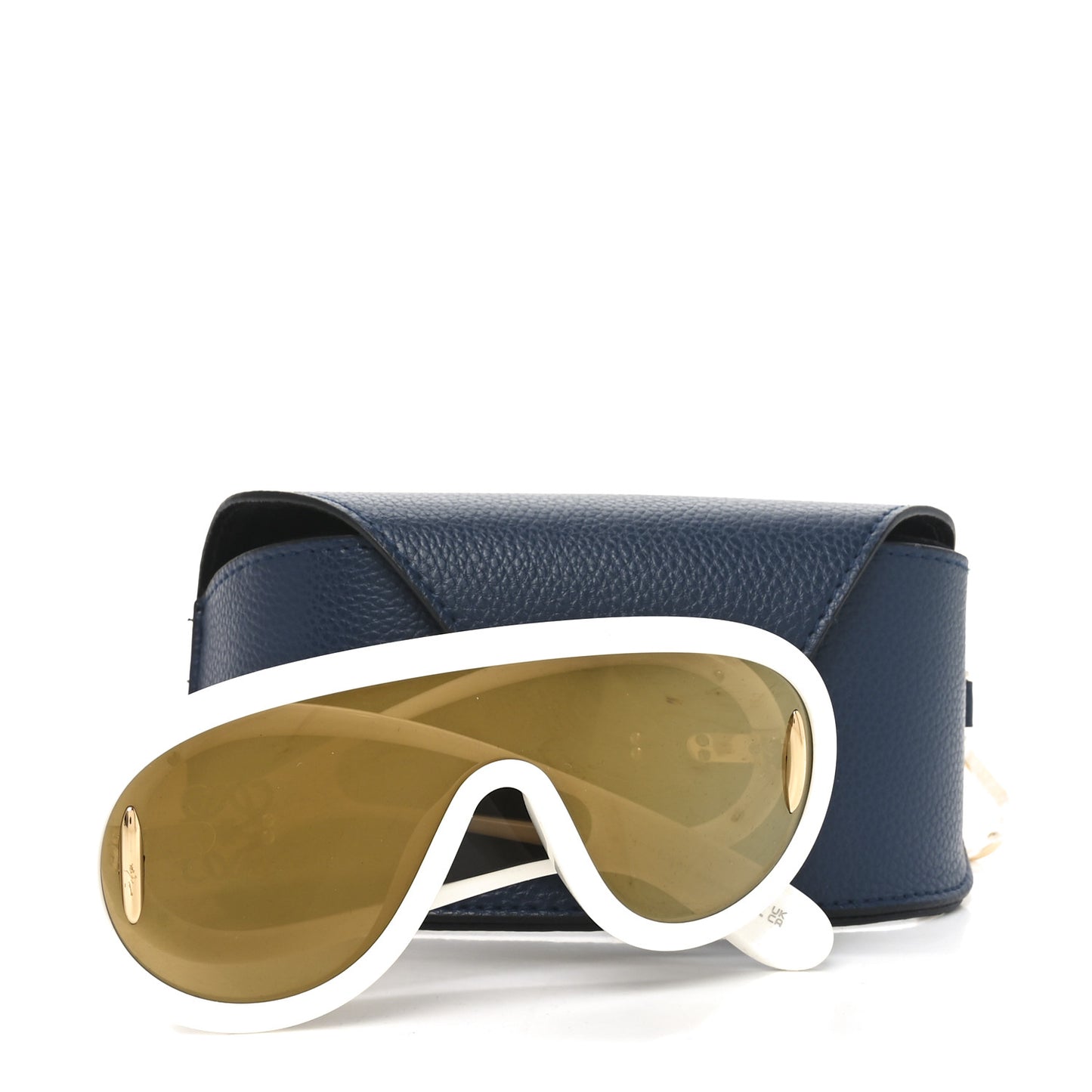 Acetate Anagram Wave Mask Sunglasses LW40108I Ivory