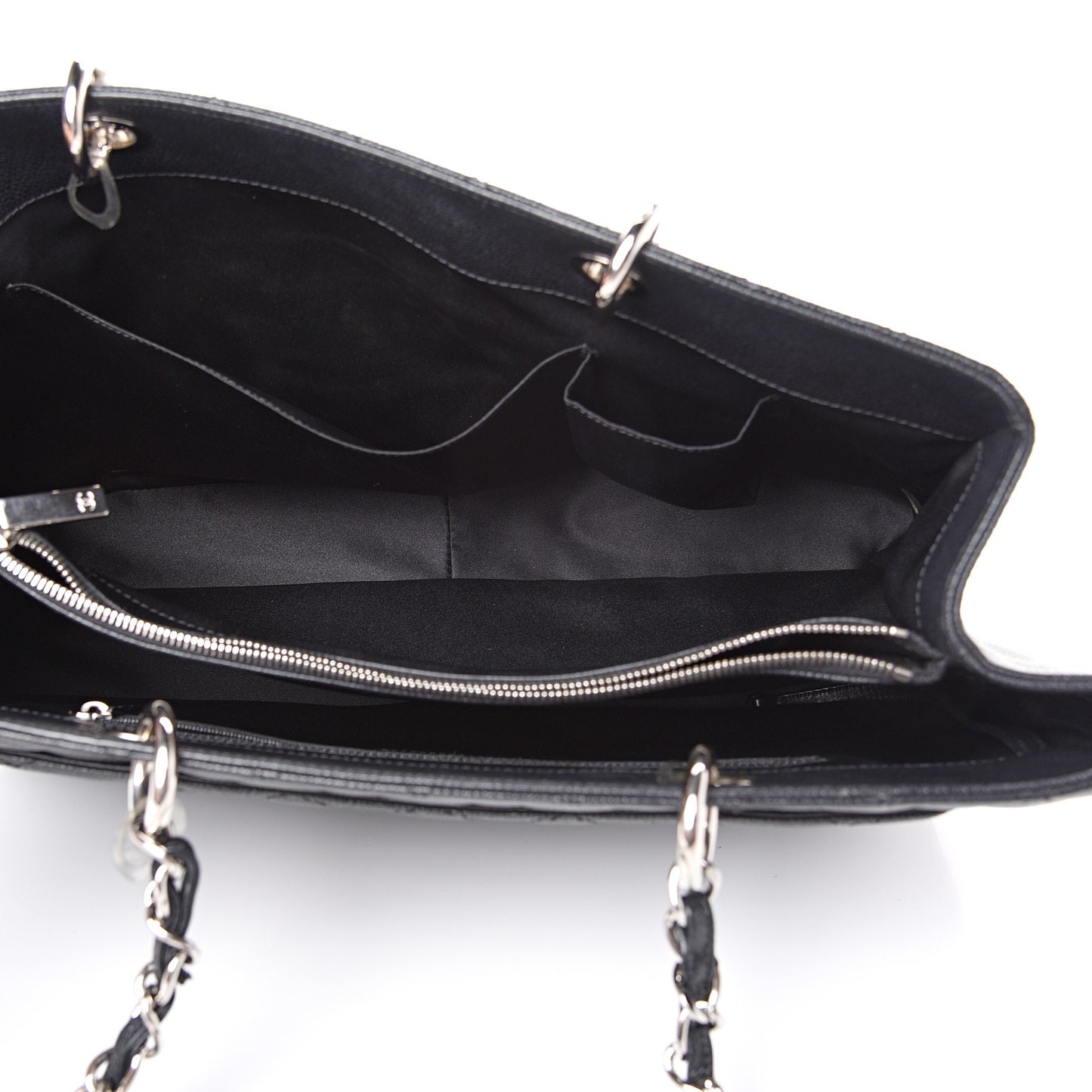 Caviar Quilted XL Grand Shopping Tote GST Black