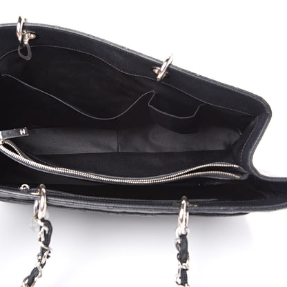 Chanel Caviar Quilted XL Grand Shopping Tote GST Black 4 of 11