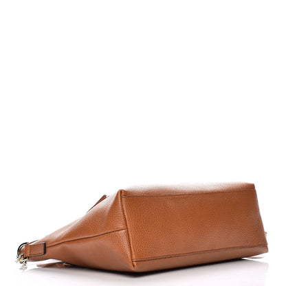 Gucci Calfskin Bamboo Tassel Top Handle Tote Brown 5 of 13