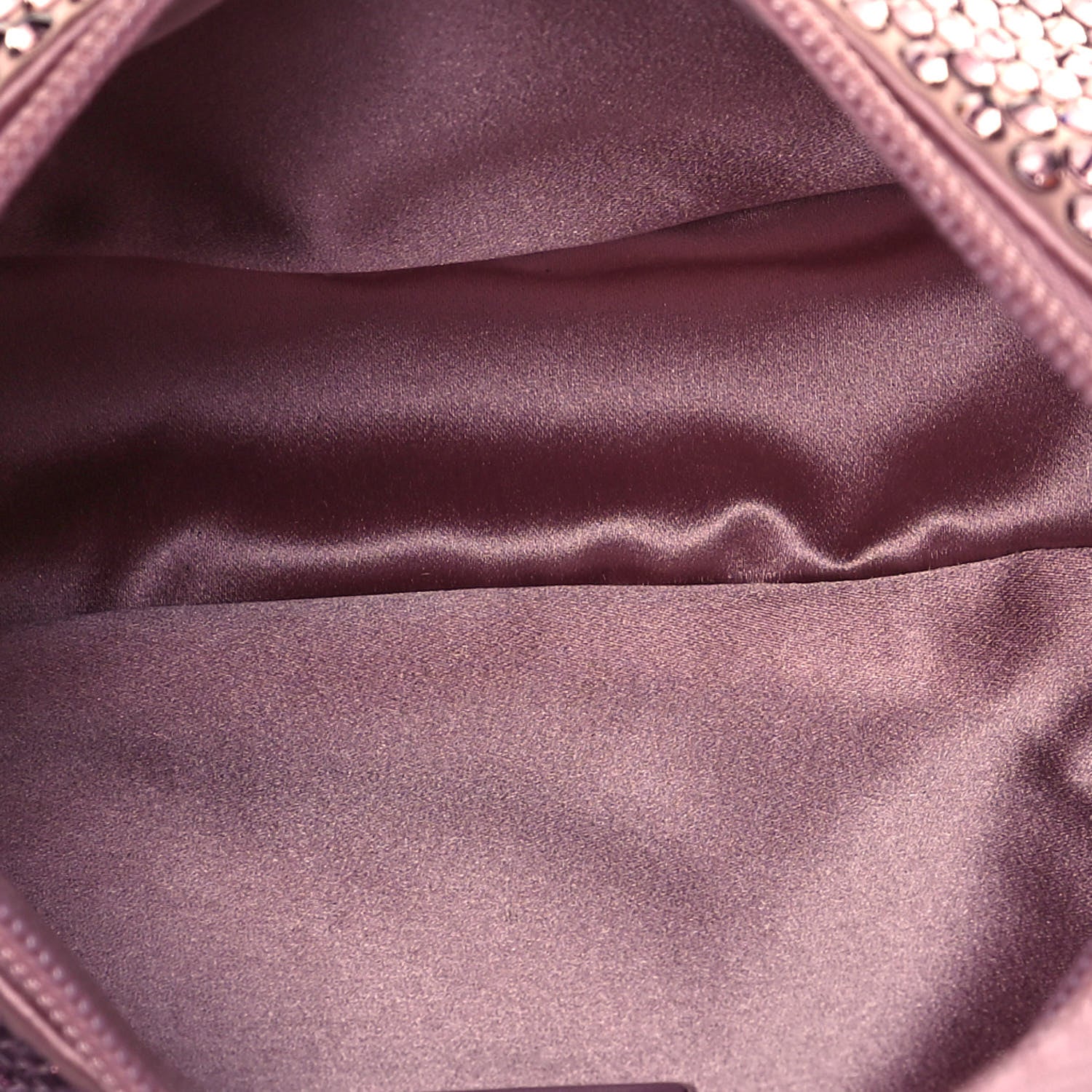 Prada Satin Crystal Mini Re-Edition 2000 Bag Alabastro 5 of 12
