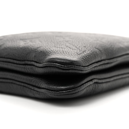 Louis Vuitton Empreinte Double Zip Pochette Black 8 of 11