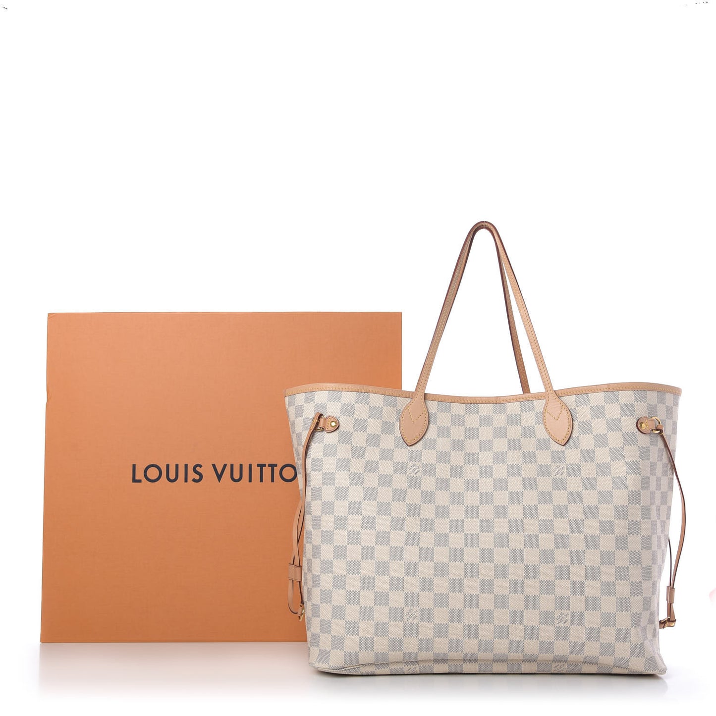 Damier Azur Neo Neverfull GM Rose Ballerine