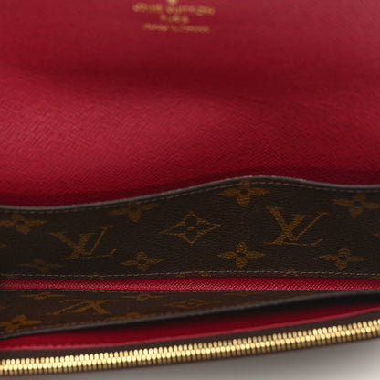 Louis Vuitton Monogram Emilie Wallet Fuchsia 5 of 7