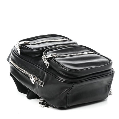 Alexander Wang Lambskin Double Zip Backpack Black 4 of 9