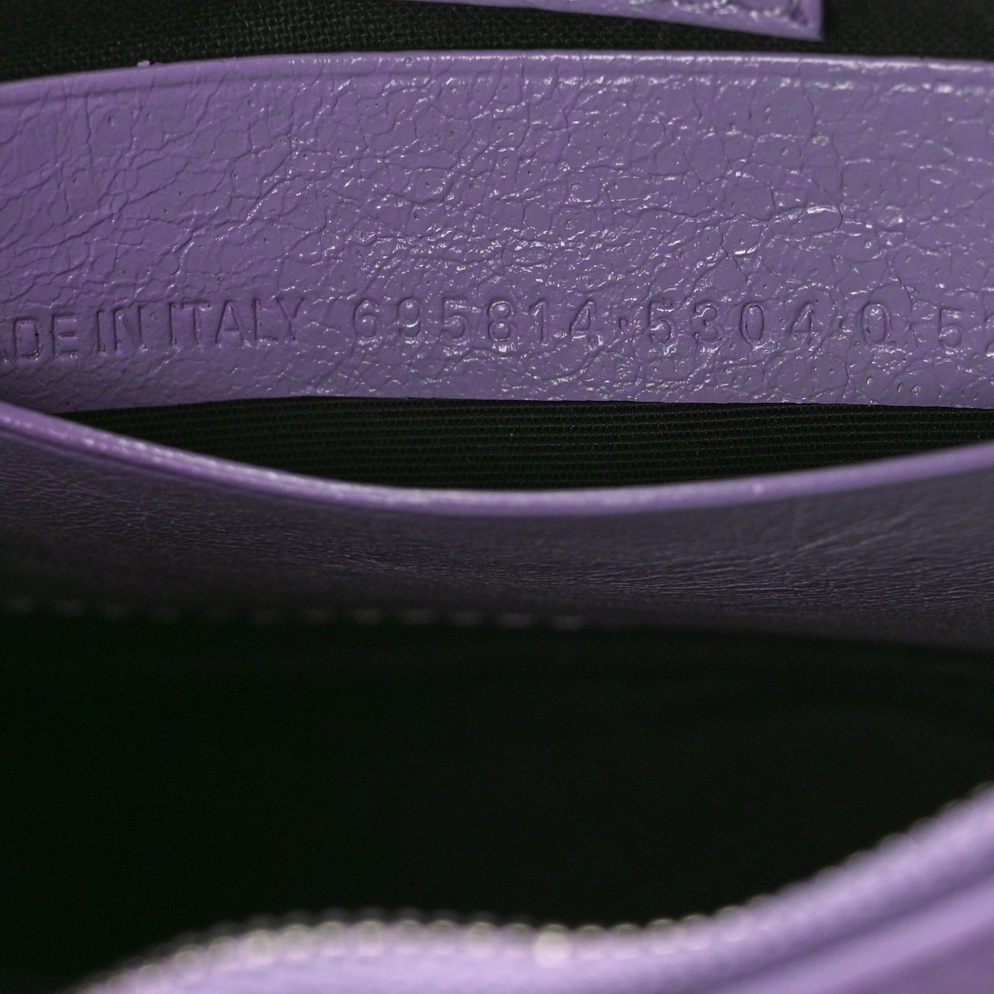 Agneau Arena Le Cagole Mini Purse With Chain Lilac