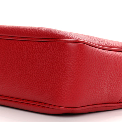 Gucci Pebbled Calfskin Small Soho Disco Bag Tabasco Red 11 of 13