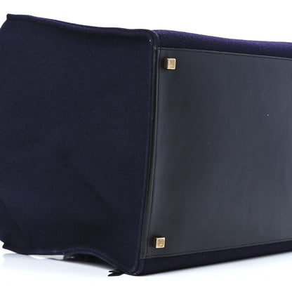 Celine Felt Medium Phantom Luggage Navy 10 of 11