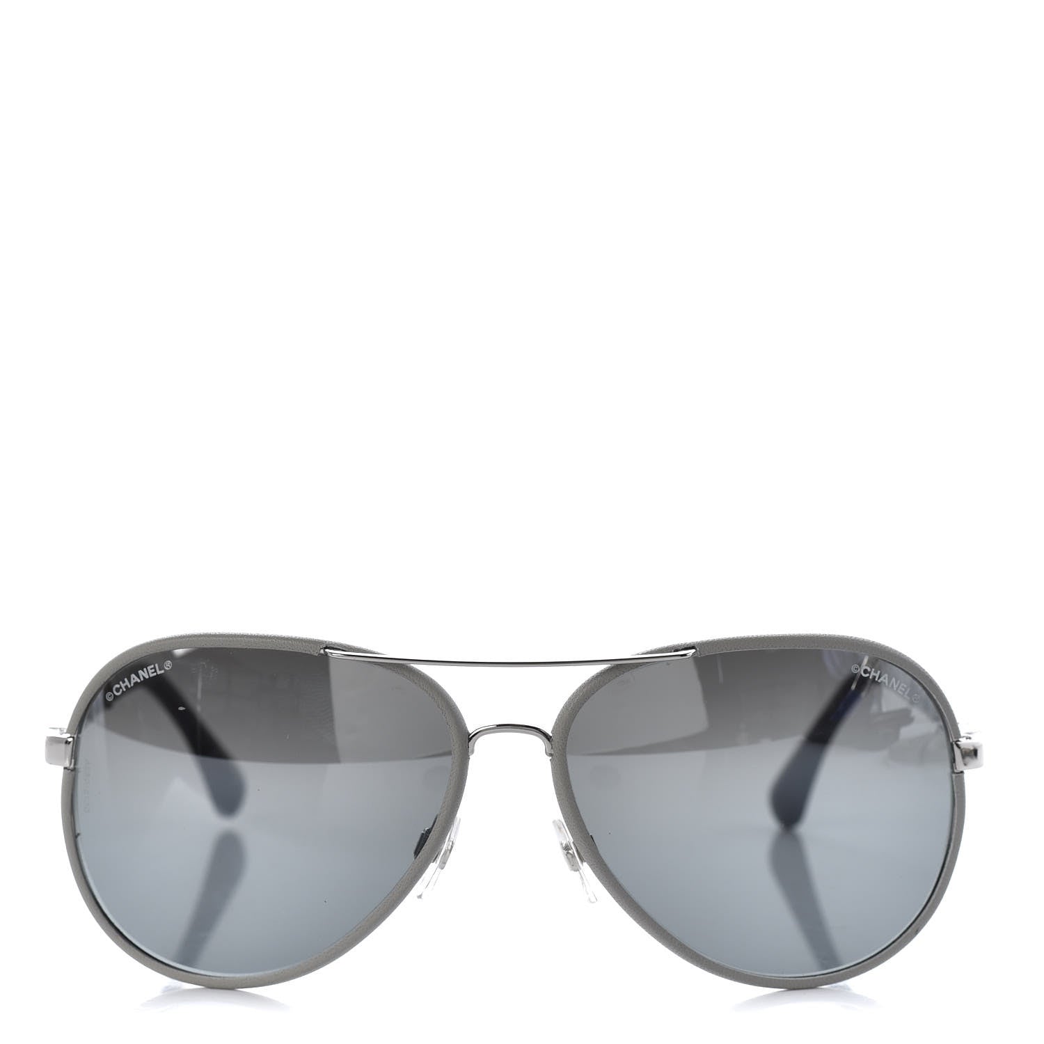 Chanel Polarized Pilot Winter Sunglasses 4219 Gray 3 of 8