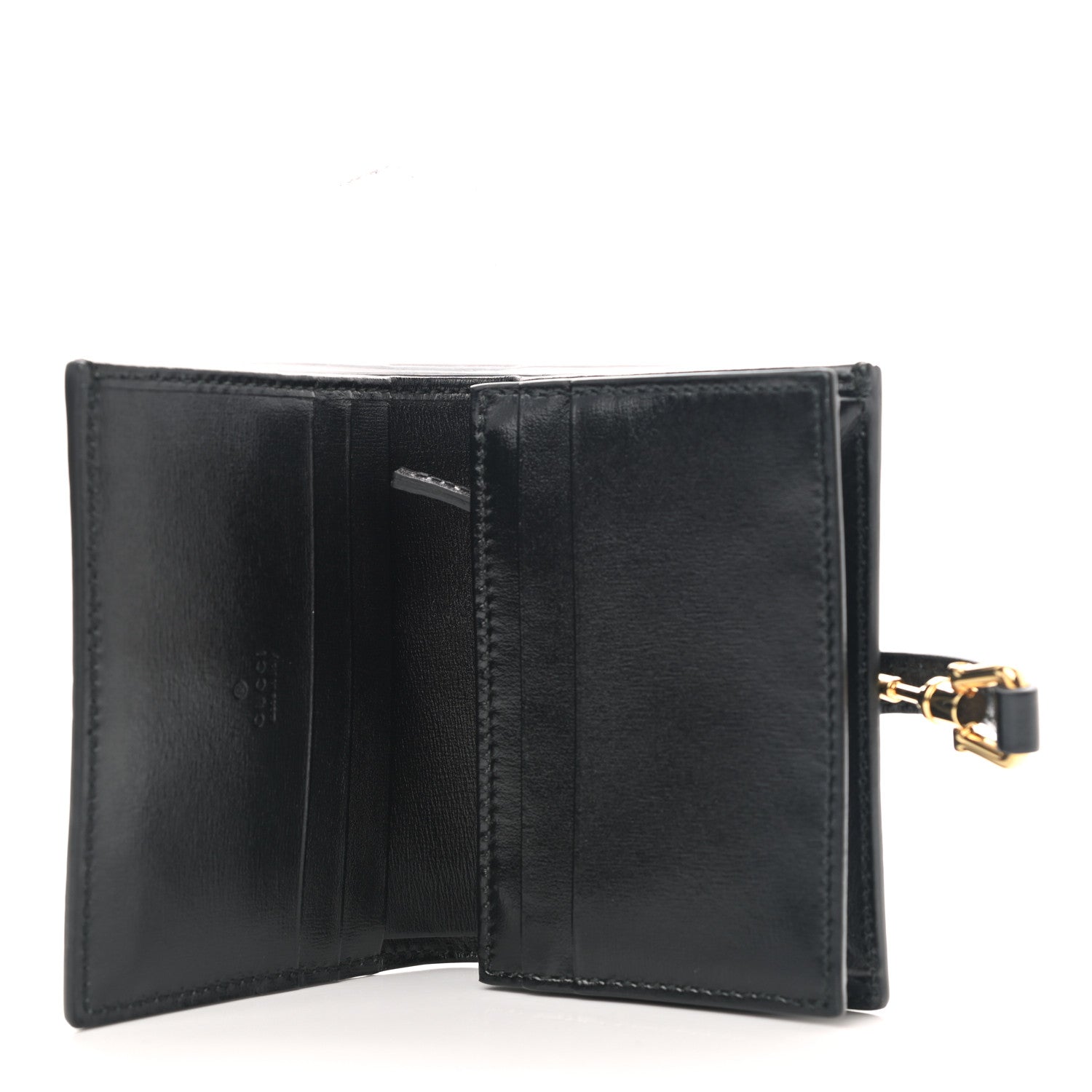 Gucci Calfskin Bi-Color Jackie 1961 Card Case Mystic White Black 4 of 6