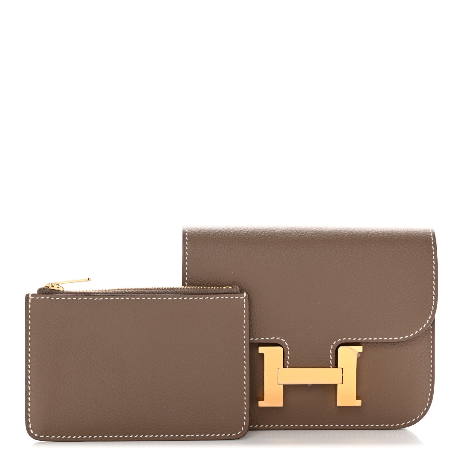 Hermes Epsom Constance Slim Wallet Etoupe 1 of 10