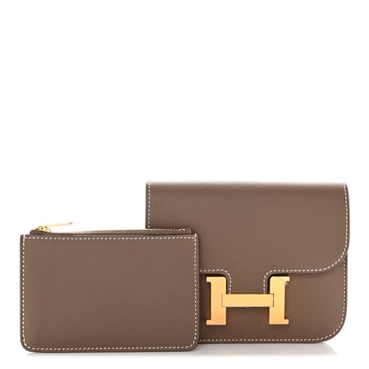 Hermes Epsom Constance Slim Wallet Etoupe 1 of 10