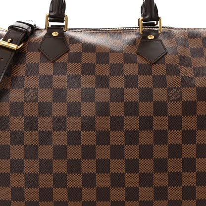 Louis Vuitton Damier Ebene Speedy Bandouliere 35 8 of 12