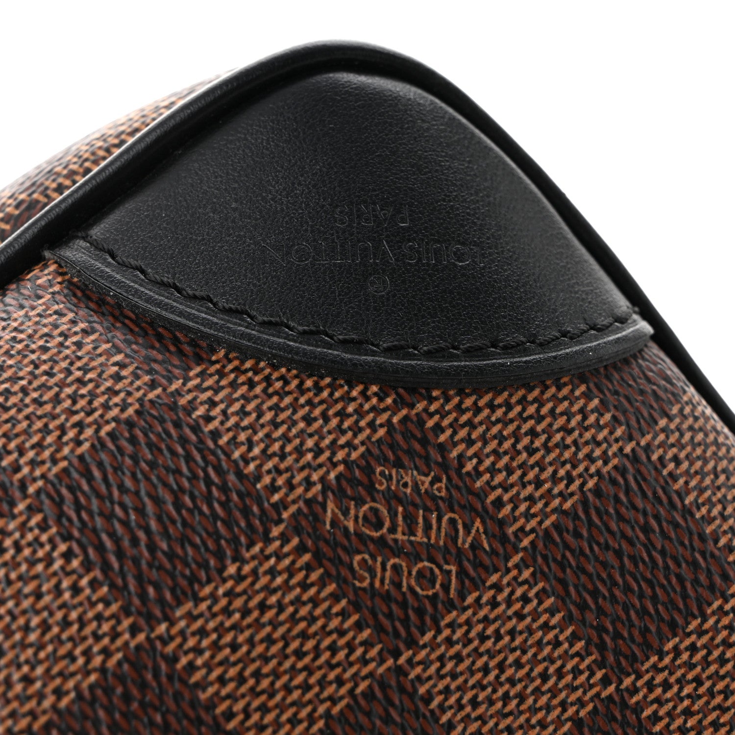Louis Vuitton Damier Ebene Odeon PM Black 6 of 9